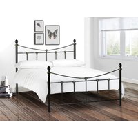Julian Bowen Rebecca Bed King Size Black Metal Bed