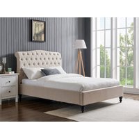 Limelight Rosa Single Natural Fabric Bed