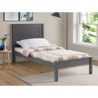 Limelight Taurus Low Footend King Size Dark Grey Wooden Bed