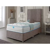 Willow and Eve Bed Co. Thermacool Gel Pocket 2000 Pillowtop Divan Bed - 5ft King Size