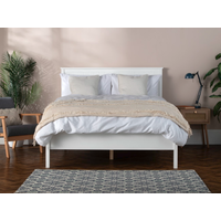 Snuggle Beds Charles Bed Single White Wooden Bed