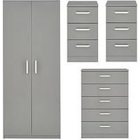 One Call Sanford High Gloss Ready Assembled 4 Piece Package