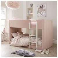 The Very Collection Panelled Velvet Bunk Bed With Mattress Options (Buy & Save!)