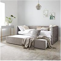 The Very Collection Connie Crushed Velvet Day Bed With Low Level Trundle And Mattress Options (Buy And Save!)- Fsc&Reg; Certified
