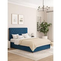 Aspire Zahra Velvet Ottoman Bedframe  - Bed Frame Only