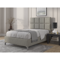 British Bed Company Harrison Super King Carina Parchment Fabric Bed