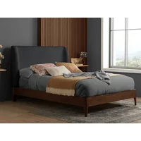 Birlea Halfden Grey Fabric Bed Frame - 5ft King Size