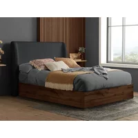 Birlea Halfden Grey Fabric Ottoman Bed Frame - 5ft King Size