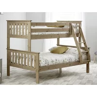 Bedmaster Carra Pine Triple Bunk Bed Frame - 3ft Single