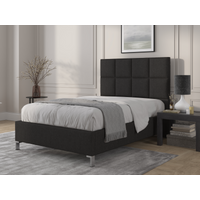 British Bed Company Harrison King Size Naples Grey Fabric Bed