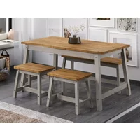 Core Corona Grey Edge Large Dining Bench