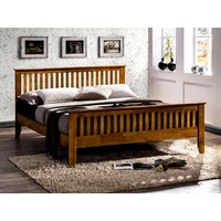 Time Living Turin Honey Oak Wooden Bed Frame - 5ft King Size