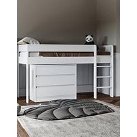 Little Acorns Childrens Mid Sleeper Bedframe - White