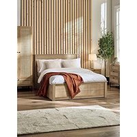 Julian Bowen Padstow Lift Up Ottoman Bed Frame - Oak - Double