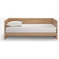 Working 2-Seater Oak Veneer Sofa Bed