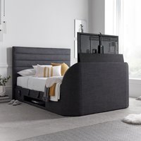 Appleby - King Size - Ottoman Storage Bed - Slate Grey - 5ft - Happy Beds