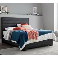 Appleby - Super King Size - Ottoman Storage Bed - Dark Grey - Fabric - 6ft - Happy Beds