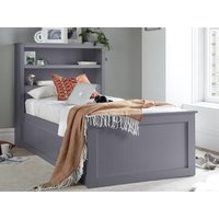 Bedmaster Enzo Grey Storage Wooden Bed Frame - 3ft Single