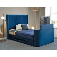 Sweet Dreams Felix Fabric TV Bed Frame - 5ft King Size