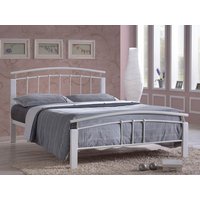 Time Living Tetras White Metal Bed Frame - 4ft Small Double
