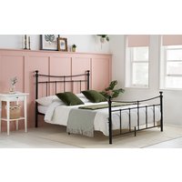 Birlea Emily Metal Bed Frame, Single, Cream