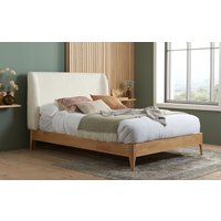 Birlea Halfden Bed Frame, King Size, Full Ottoman Storage, Dark Grey