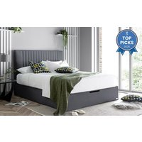 Elle Decoration Model 1 Ottoman Bed Frame, Small Double, Taupe