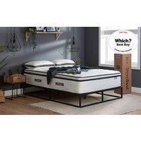 SleepSoul Space 2000 Pocket Memory Pillow Top Mattress, Superking