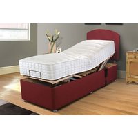 Uplift� Restore Memory Foam Adjustable Bed and Mattress Set, Cream, 2 Drawer, 90 x200