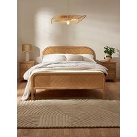 Julian Bowen Milo Oak Chevron Bed