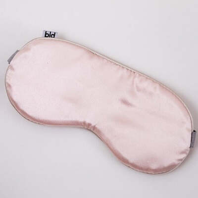 Luxury Gift Set  - Silk Sleep Mask & Serenity Sleep Candle - Blush Pink