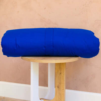 Dog Bed Duvet Cover Two Sizes Polycotton Royal Blue - Medium - Large