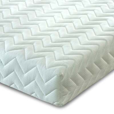 Harmony 3 Layer Cool Ultimate Comfort Eco Foam & Cool Blue Latex Gel Foam Mattress 20cms Deep - 6ft Super King Mattress (180cm by 200cm)