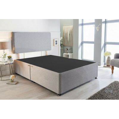 Standard Divan Base with Storage and Headboard Options - 3FT Single 90cm x 190cm / 2 Drawers / No Headboard