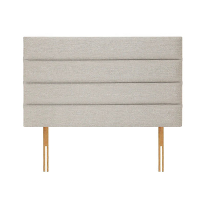 Standard Divan Base with Storage and Headboard Options - 4FT Small Double 120cm x 190cm / No Drawers / Horizontal Lines